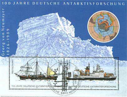 марка приуроченная к исследованию Антарктиды